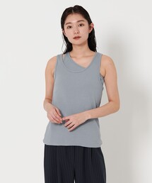 UNITED ARROWS - 【新品未使用】ニット　タンクトップ　ダークグレー　ブラック　ユナイテッドアローズ MARW UNITED ARROWS＞ミックス ニット タンクトップ