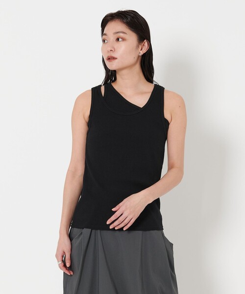 MARW UNITED ARROWS（マルゥ ユナイテッドアローズ）の「＜MARW UNITED ARROWS＞レイヤード タンクトップ（タンクトップ・レディース・ナチュラル/ブラック/ライトブルー/ホワイト・FREE）」の11枚目の写真