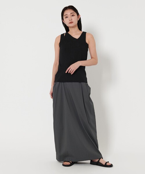 MARW UNITED ARROWS（マルゥ ユナイテッドアローズ）の「＜MARW UNITED ARROWS＞レイヤード タンクトップ（タンクトップ・レディース・ナチュラル/ブラック/ライトブルー/ホワイト・FREE）」の12枚目の写真