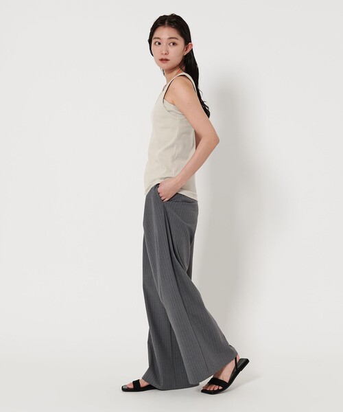 MARW UNITED ARROWS（マルゥ ユナイテッドアローズ）の「＜MARW UNITED ARROWS＞レイヤード タンクトップ（タンクトップ・レディース・ナチュラル/ブラック/ライトブルー/ホワイト・FREE）」の15枚目の写真