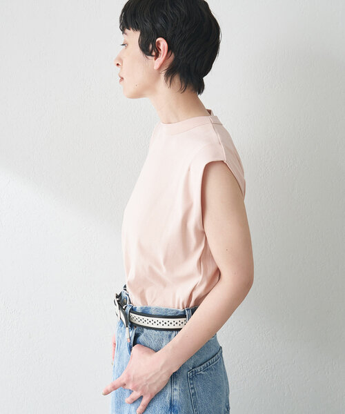 ショルダータックノースリーブプルオーバー（Tシャツ/カットソー