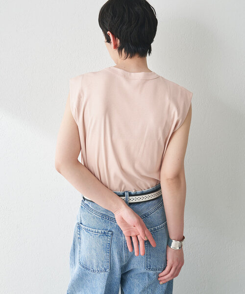 ショルダータックノースリーブプルオーバー（Tシャツ/カットソー