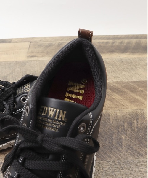 EDWIN（エドウィン）の「EDWIN 軽量・幅広スニーカー（スニーカー・メンズ・レッド/ブラック・25.5cm/26.5cm/27cm/28cm/25cm/26cm）」の6枚目の写真
