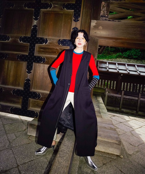 【美品】OMMO LONG VEST BALLOON OP LONG VEST BALLOON OP（ドレス）｜OMMO（オーエムエムオー）の