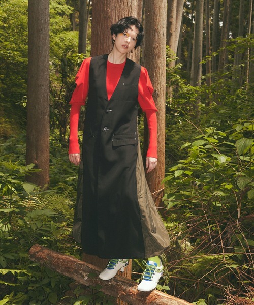 LONG VEST BALLOON OP（ドレス）｜OMMO（オーエムエムオー）の