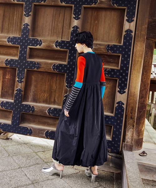 【美品】OMMO LONG VEST BALLOON OP LONG VEST BALLOON OP（ドレス）｜OMMO（オーエムエムオー）の