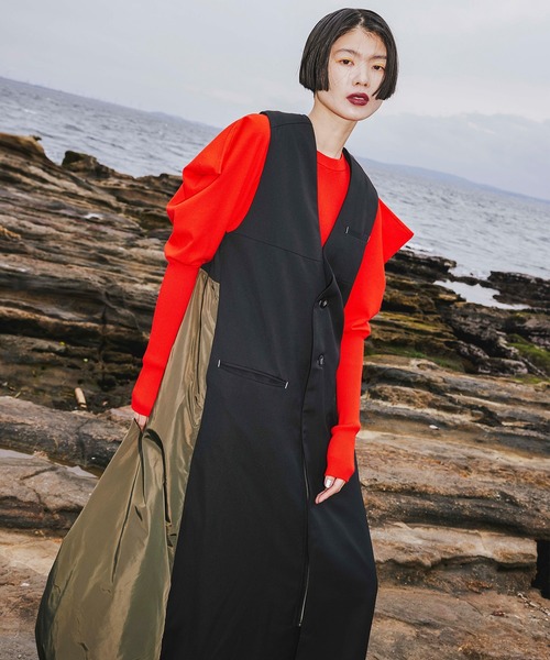 LONG VEST BALLOON OP（ドレス）｜OMMO（オーエムエムオー）の