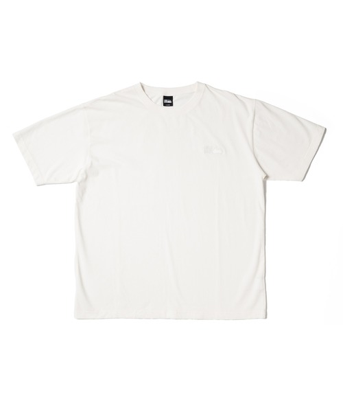 FIRST DOWN（ファーストダウン）の「ピグメント ロゴ ショートスリーブ Tシャツ #1（Tシャツ/カットソー・メンズ・オフホワイト/サックスブルー/チャコール・XL/M/L）」の22枚目の写真