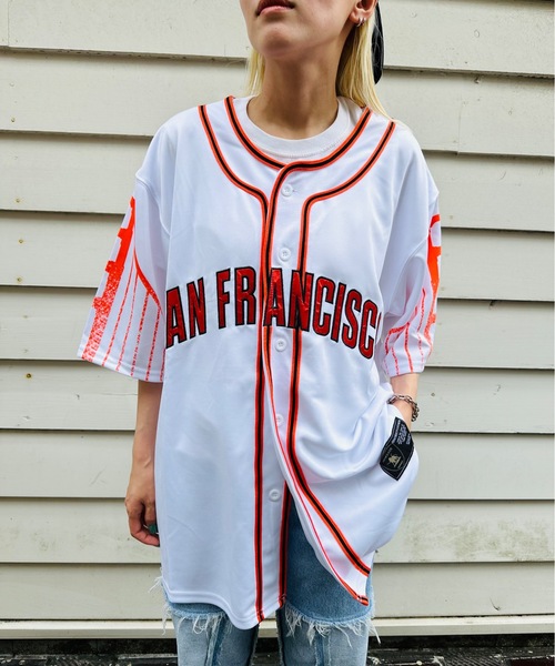 ブラウス シャツ RENEGADE / Baseball Shirts Los Angeles/San Francisco / R-3015L レディ RENEGADE / Baseball Shirts Los Angeles/San Francisco / R