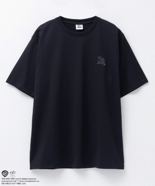 Tom&Jerry(トムアンドジェリー)の「TOM&JERRY 合皮Tシャツ(Tシャツ/カットソー・メンズ・オフホワイト/ブラック・M/L/XL)」の7枚目の写真
