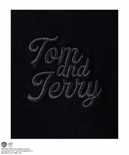 Tom&Jerry(トムアンドジェリー)の「TOM&JERRY 合皮Tシャツ(Tシャツ/カットソー・メンズ・オフホワイト/ブラック・M/L/XL)」の9枚目の写真