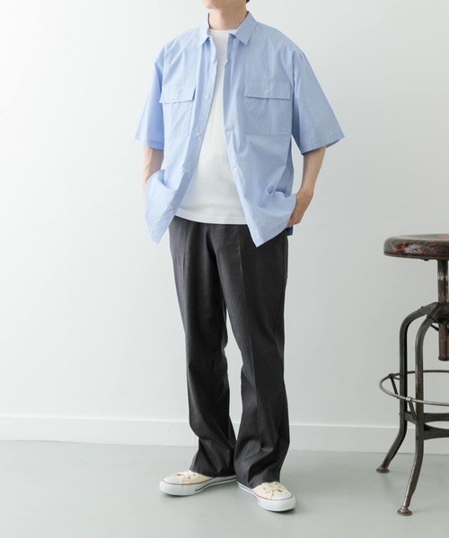 ITEMS URBANRESEARCH（アイテムズ アーバンリサーチ）の「『セットアップ対応』Linen Blend Trousers（その他パンツ・メンズ・チャコールグレー/アイボリー/ブラウン・MEDIUM/LARGE）」の10枚目の写真