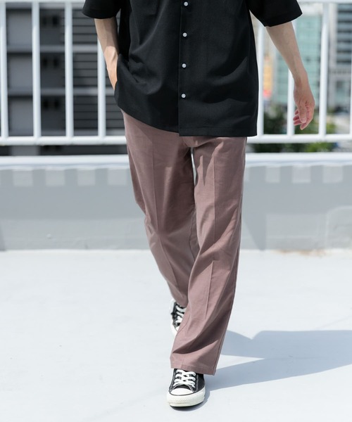 ITEMS URBANRESEARCH（アイテムズ アーバンリサーチ）の「『セットアップ対応』Linen Blend Trousers（その他パンツ・メンズ・チャコールグレー/アイボリー/ブラウン・MEDIUM/LARGE）」の17枚目の写真