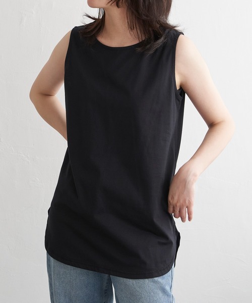 VENCEEXCHANGE(ヴァンスエクスチェンジ)の「ノースリプルオーバー(タンクトップ・レディース・ブラック/オフホワイト/その他1・M/L)」の2枚目の写真