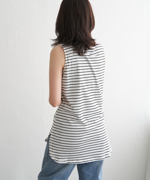 VENCEEXCHANGE(ヴァンスエクスチェンジ)の「ノースリプルオーバー(タンクトップ・レディース・ブラック/オフホワイト/その他1・M/L)」の10枚目の写真