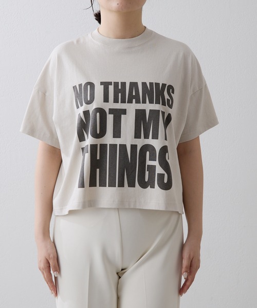 NO THANKS ロゴTシャツ（Tシャツ/カットソー）｜Whim Gazette