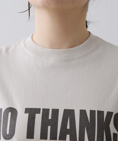 Whim Gazette（ウィムガゼット）の「NO THANKS ロゴTシャツ（Tシャツ