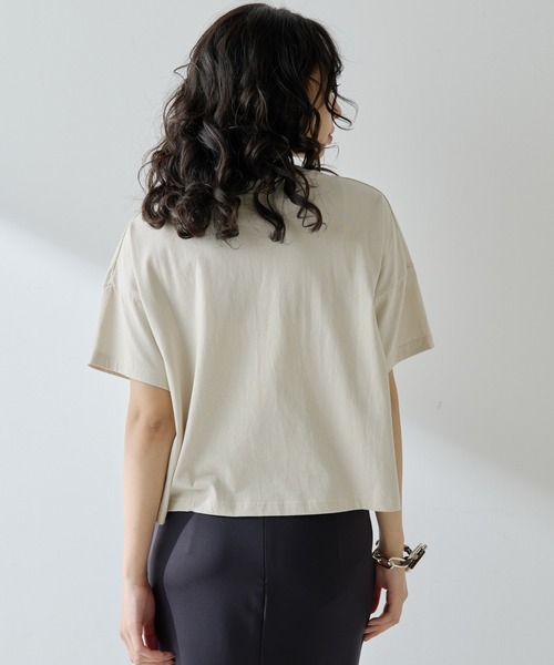 Whim Gazette(ウィムガゼット)の「NO THANKS ロゴTシャツ(Tシャツ/カットソー・レディース・ライトベージュ/オフホワイト・FREE)」の10枚目の写真