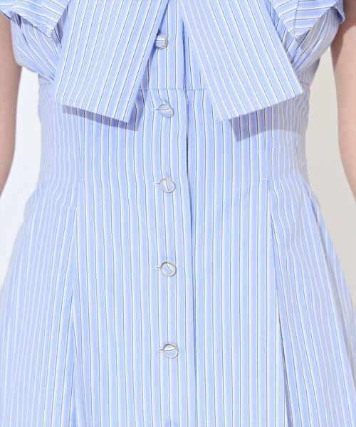 WILLSELECTION（ウィルセレクション）の「ラッフルスリーブリボンタイワンピース（ワンピース・レディース・ブルー系その他/オフホワイト/ネイビー・FREE）」の21枚目の写真