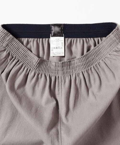 BEAMS JAPAN（ビームス　ジャパン）の「【別注】高島ちぢみ / トランクス インナーウエア（トランクス・レディース・ネイビー/ライトグレー・MEDIUM/LARGE/X-LARGE）」の7枚目の写真