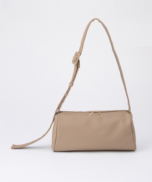 Honeys（ハニーズ）の「スクエアショルダーバッグ（ショルダーバッグ・レディース・ブラック/アイボリー/モカ/ブラウン・FREE）」の12枚目の写真
