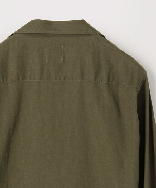 GUY ROVER（ギローバー）の「【別注】GUY ROVER リネンレーヨン サファリシャツ（シャツ/ブラウス・メンズ・カーキ/ブラック/サンドベージュ・L/M）」の19枚目の写真