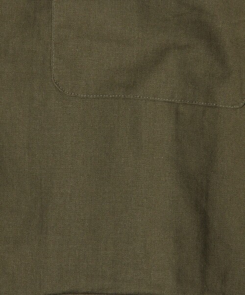 GUY ROVER（ギローバー）の「【別注】GUY ROVER リネンレーヨン サファリシャツ（シャツ/ブラウス・メンズ・カーキ/ブラック/サンドベージュ・L/M）」の13枚目の写真