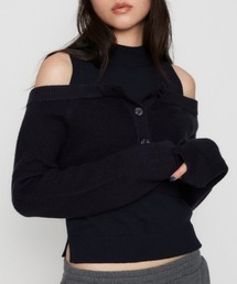 ラグアジェム　laguagem トップス　ネイビー LAGUA GEM｜ラグアジェムのトップス（ブルー・ネイビー/青色系