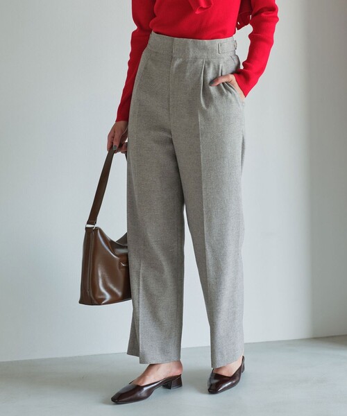 セール】［size SHORTあり］メランジツイル パンツ