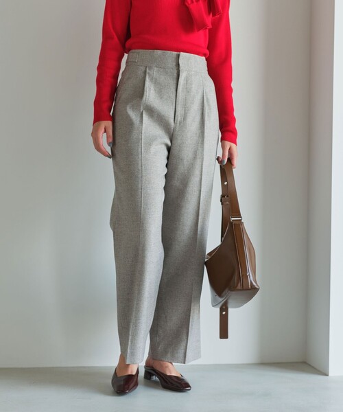 パンツ nzh wide silhouette pants / black（ワイドシルエットパンツ
