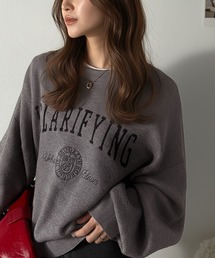 ニット/セーター（グレー/灰色系・刺繍）ファッション通販 - ZOZOTOWN