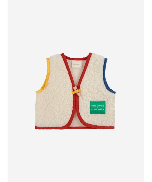 BOBO CHOSES（ボボショーズ）の「BOBO CHOSES X BINIBAMBA  snuggle vest（その他ベビー用品・キッズ・オフホワイト・6-12M/0-6M）」の2枚目の写真