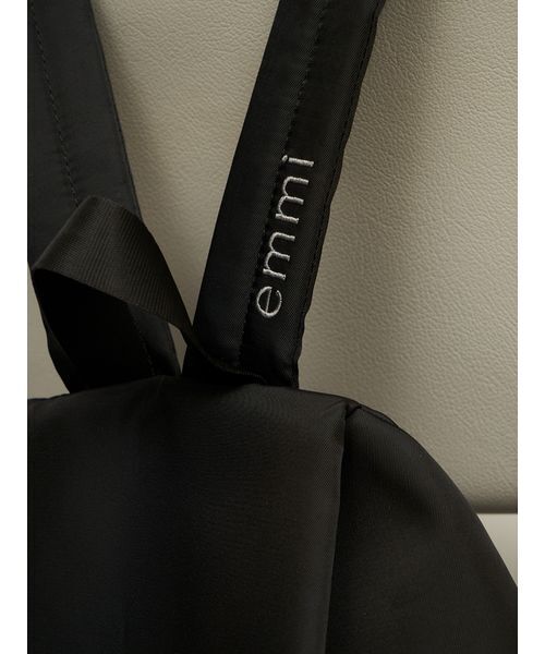 emmi（エミ）の「eco 撥水2wayボディバックパック（バックパック/リュック・レディース・ブラック/モカ・F）」の10枚目の写真