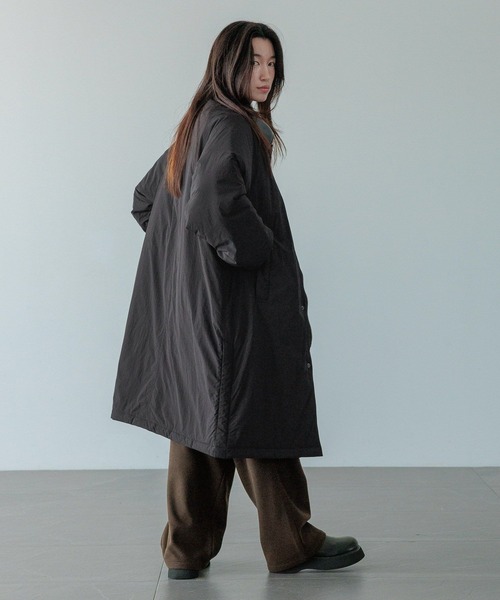 LOWRYS FARM（ローリーズファーム）の「【LFM(U)】エアサーマルハンティングコート　 494564（ダウンジャケット/コート・メンズ・ブラウン/ブラック・MEDIUM/LARGE）」の5枚目の写真