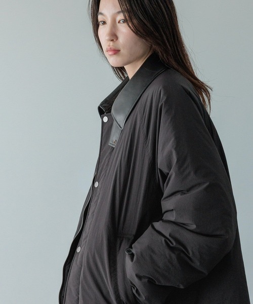 LOWRYS FARM（ローリーズファーム）の「【LFM(U)】エアサーマルハンティングコート　 494564（ダウンジャケット/コート・メンズ・ブラウン/ブラック・MEDIUM/LARGE）」の6枚目の写真