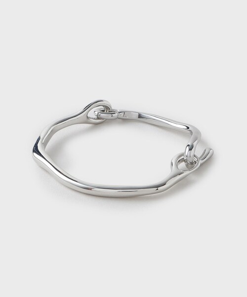 tk.TAKEO KIKUCHI(ティーケータケオキクチ)の「フックバングル(ブレスレット・メンズ・シルバー/シルバー系4・00)」の5枚目の写真