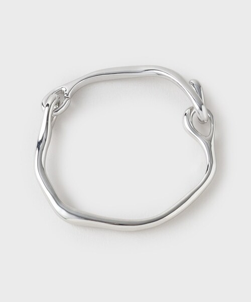 tk.TAKEO KIKUCHI(ティーケータケオキクチ)の「フックバングル(ブレスレット・メンズ・シルバー/シルバー系4・00)」の6枚目の写真