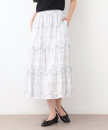 セール】【洗える／ジャージ素材／同柄アイテムあり】ミラ柄スカート