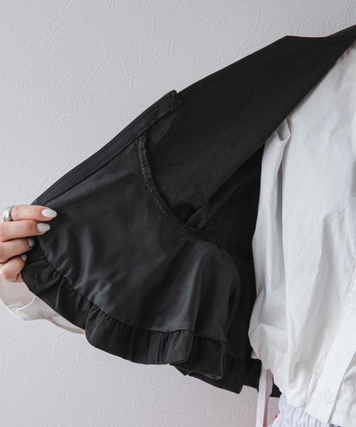 bohmal（ボマール）の「ビスチェデザインバルーンベストトップス（ベスト・レディース・ブラック/ブラウン・FREE）」の3枚目の写真