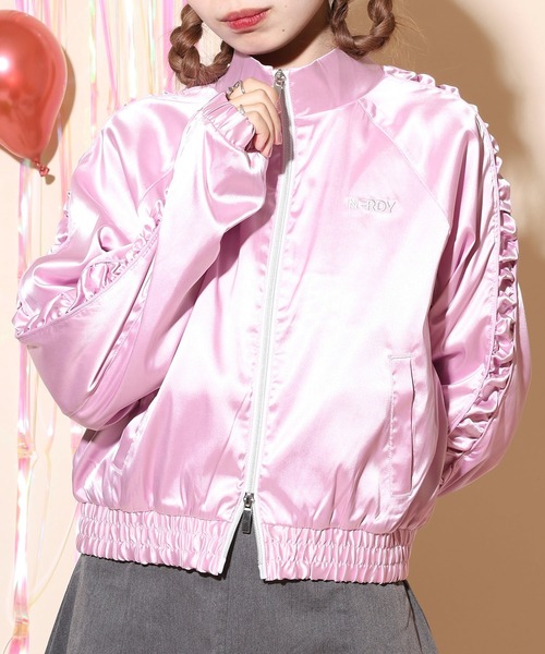 NERDY（ノルディ）の「サテンバイカートラックトップ（ジャージ）」 - WEAR