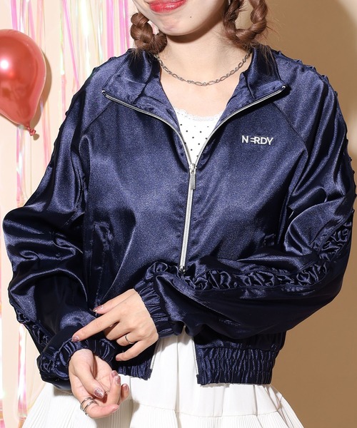 NERDY ベルベットトラック　セットアップ　ネイビー　ジャージ NERDY ベルベットトラック セットアップ ネイビー ジャージ 2025