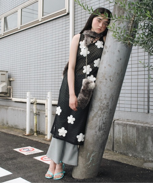 セール】fur bag? gloves / ショルダーファーミトン（手袋）｜musubore