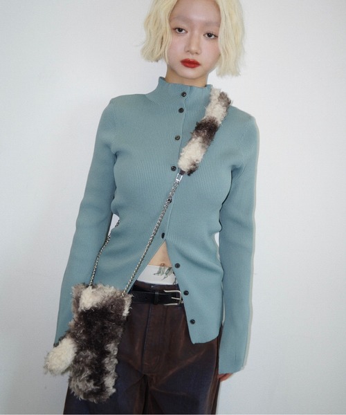 fur bag? gloves / ショルダーファーミトン（手袋）｜musubore