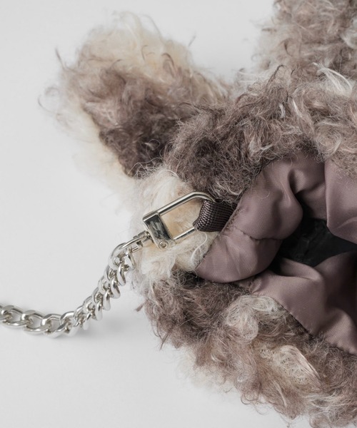 セール】fur bag? gloves / ショルダーファーミトン（手袋）｜musubore