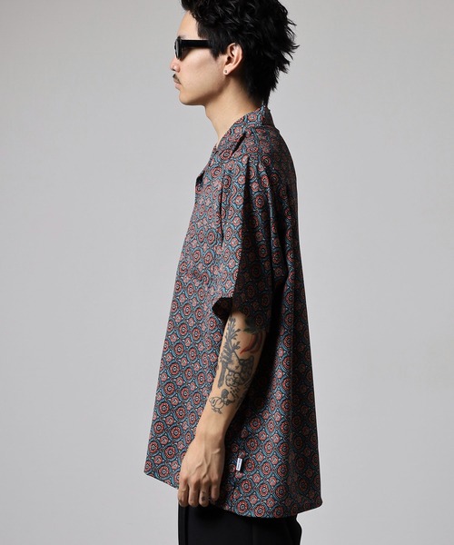 BANKS(バンクス)の「BANKS JOURNAL ALL OVER BATIC SS SHIRT オールオーバーバティック半袖シャツ(シャツ/ブラウス・メンズ・ネイビー/ブラック・L/XL/M)」の14枚目の写真