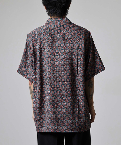 BANKS(バンクス)の「BANKS JOURNAL ALL OVER BATIC SS SHIRT オールオーバーバティック半袖シャツ(シャツ/ブラウス・メンズ・ネイビー/ブラック・L/XL/M)」の15枚目の写真