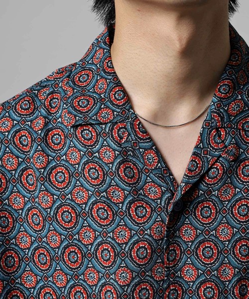 BANKS(バンクス)の「BANKS JOURNAL ALL OVER BATIC SS SHIRT オールオーバーバティック半袖シャツ(シャツ/ブラウス・メンズ・ネイビー/ブラック・L/XL/M)」の16枚目の写真