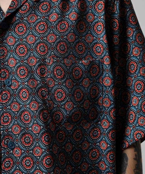 BANKS(バンクス)の「BANKS JOURNAL ALL OVER BATIC SS SHIRT オールオーバーバティック半袖シャツ(シャツ/ブラウス・メンズ・ネイビー/ブラック・L/XL/M)」の18枚目の写真