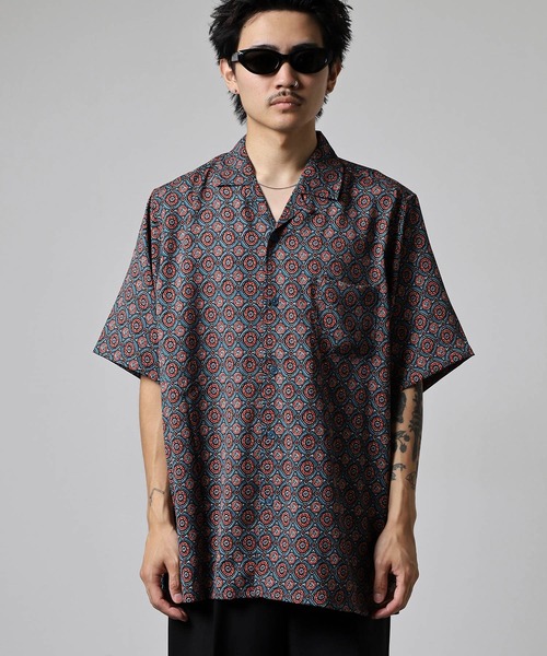 BANKS(バンクス)の「BANKS JOURNAL ALL OVER BATIC SS SHIRT オールオーバーバティック半袖シャツ(シャツ/ブラウス・メンズ・ネイビー/ブラック・L/XL/M)」の13枚目の写真