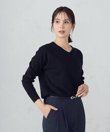 COMME CA ISM（コムサイズム）の「【マシンウォッシャブル】ベーシックVネックニット（ニット/セーター）」